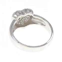 Nhẫn kim cương pavé hình trái tim PT900 0.70CT 669833