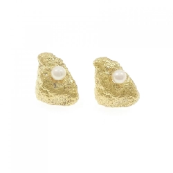 Bông tai ngọc trai Akoya K18YG 5mm - Hàng hiệu chính hãng