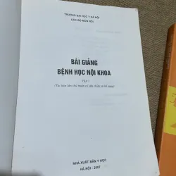BÀI GIẢNG BỆNH HỌC NỘI KHOA TẬP 1 & 2, SÁCH Y HỌC, KHỔ LỚN 569788