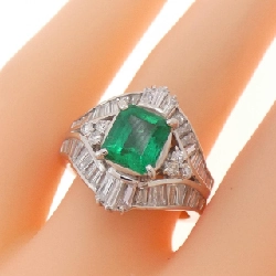 Nhẫn Emerald PT900 1.26CT 671346