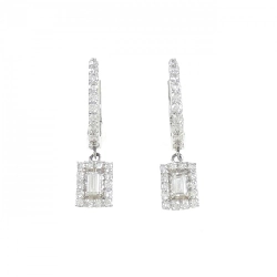 PT900 Bông tai kim cương 0.50CT - Hàng hiệu Chính hãng