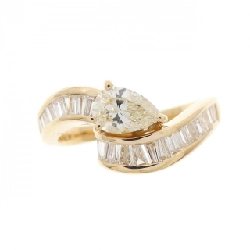 Nhẫn kim cương K18YG 1.09CT 665717