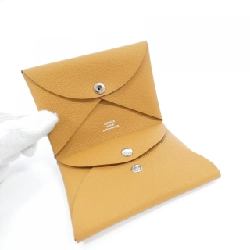 【Sản phẩm chưa sử dụng】Ví tiền Hermes Calvi Duo 083035CK 622546