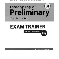 Sách Tiếng Anh - B1 Preliminary For Schools Exam Trainer + Audio - Mới 56848