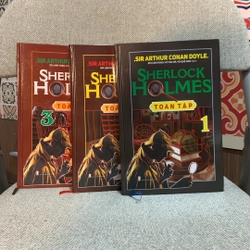 Combo Sách trinh thám - Sherlock Holmes 3 tập, mới 90%, tặng kèm quà tặng 277741