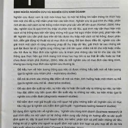 PHƯƠNG PHÁP NGHIÊN CỨU TRONG KINH DOANH 702168