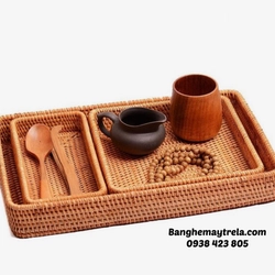 Khay mây xiên để đồ 537790