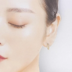 K18YG Bông tai hình trái tim - Hàng hiệu Chính hãng 868253