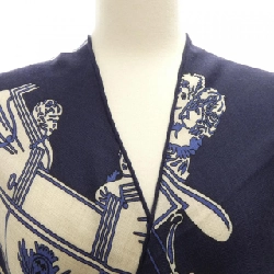 HERMES EX-LIBRIS H363791S Khăn choàng hình tam giác - Hàng hiệu Chính hãng 832992
