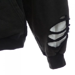 Áo hoodie Balenciaga BALENCIAGA Caps Destroyed Pullover 659403 TKVB6 UNISEX - Hàng hiệu Chính hãng 887693