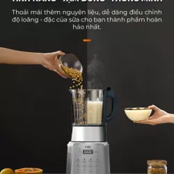 Máy làm sữa hạt UNIE V9S PRO dung tích 1,75L, xay nấu siêu êm, vệ sinh khử khuẩn tự động 706298