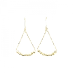 K18YG Bông tai - Hàng hiệu Authentic