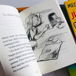 Judy Moody - 14 quyển - Đen trắng - No box - Giấy ngà vàng chống lóa 737831