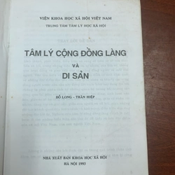 Tâm lý cộng đồng làng và di sản 300366