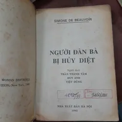 NGƯỜI ĐÀN BÀ BỊ HỦY DIỆT - SIMONE DE BEAUVOIR ( TRẦN THANH TÂM, HUY ANH, VIỆT DŨNG DỊCH) 1063978