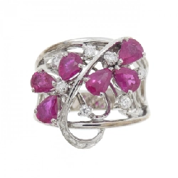 Nhẫn Ruby 750WG 2.06CT - Hàng hiệu Chính hãng 848339