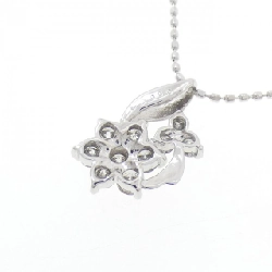 K18WG Hoa Kim Cương Dây Chuyền 0.50CT - Hàng hiệu Chính hãng 856241