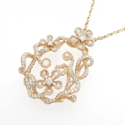 750PG/K18PG Hoa Văn Dây Chuyền Kim Cương 1.08CT - Hàng hiệu Chính Hãng 857146