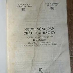 Người Nông Dân Châu Thổ Bắc Kỳ - Pierre Gourou (bản in 2003) 740018