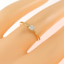 Nhẫn kim cương K18YG 666490