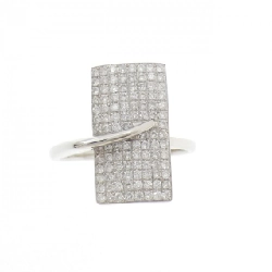 Nhẫn kim cương K18WG 0.52CT - Hàng hiệu Authentic 848996