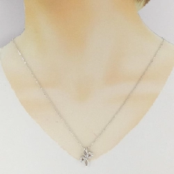 K18WG Hoa Kim Cương Dây Chuyền - Hàng hiệu Chính hãng 859260