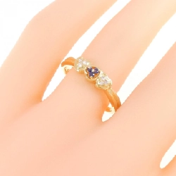 Nhẫn Sapphire K18YG 0.05CT - Hàng hiệu Chính hãng 855020