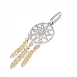 PT/K18YG Dây chuyền kim cương 0.05CT - Hàng hiệu Chính hãng