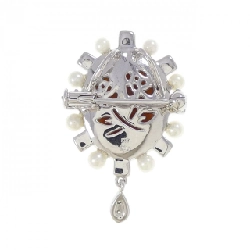 K18WG Mặt dây chuyền Shell Cameo - Hàng hiệu Chính hãng 864728