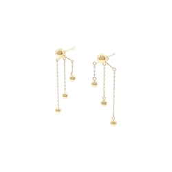 K18YG 2WAY Bông tai - Hàng hiệu Chính hãng 875304