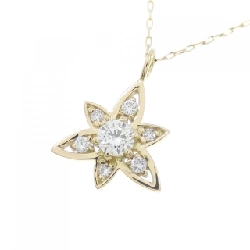 K18YG Hoa Kim Cương Dây Chuyền 0.14CT - Hàng hiệu Chính hãng 861538