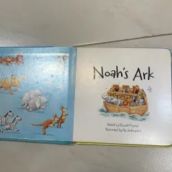 NGOẠI VĂN tiếng anh trẻ em : Usborne Little Board Books NOAH’s Ark  1027819