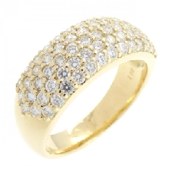 Nhẫn kim cương K18YG Pavé 1.00CT