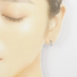 K18WG Bông tai Kim cương Hoa 0.04CT - Hàng hiệu Chính hãng 872795