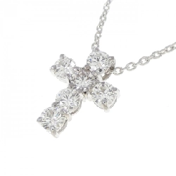 K18WG Dây chuyền kim cương chéo 0.60CT - Hàng hiệu chính hãng 862505