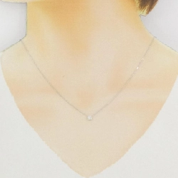 K18WG Solitaire Dây chuyền kim cương 0.120CT - Hàng hiệu Chính hãng 862176