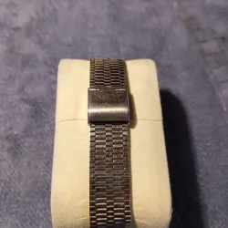 Đồng hồ si nhật bản Orient dáng tank bọc vàng cả dây khoaast 751891