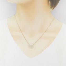 K18YG Dây chuyền kim cương hình trái tim Pavé 0.50CT - Hàng hiệu Chính hãng 858932