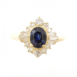 Nhẫn Sapphire K18YG 0.43CT 669409