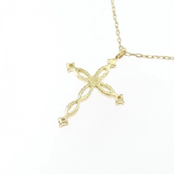 K18YG Dây chuyền kim cương chéo 0.01CT - Hàng hiệu chính hãng 861168