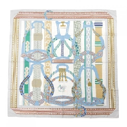 HERMES FANTAISIE D`ETRIERS H243921S Khăn choàng - Hàng hiệu Authentic