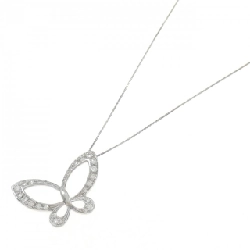 K18WG Bướm Kim Cương Dây Chuyền 0.37CT - Hàng hiệu Chính hãng 860494