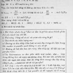 Câu hỏi giáo khoa Hóa Hữu cơ xưa (Luyện thi tú tài và Đại học) 14629