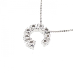 K18WG Dây chuyền kim cương - Hàng hiệu Authentic 863725