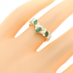 Nhẫn ngọc lục bảo K18YG 0.35CT 670512