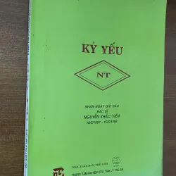 KỶ YẾU NT – TƯ LIỆU QUÝ VỀ BÁC SĨ NGUYỄN KHẮC VIỆN 1023605