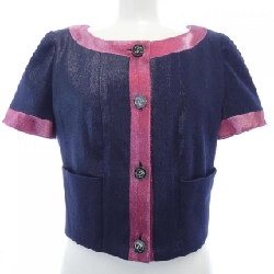 【Khuyến mãi】Áo khoác không cổ CHANEL