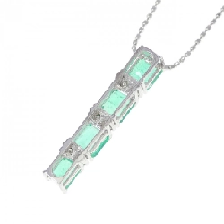 K18WG Emerald Necklace 0.93CT - Hàng hiệu Authentic 856801