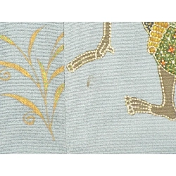 Áo khoác đường đi Yūzen vàng ánh kim - Hàng hiệu Authentic 878063