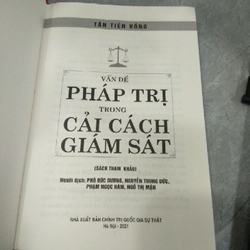 VẤN ĐỀ PHÁP TRỊ TRONG CẢI CÁCH GIÁM SÁT  276621